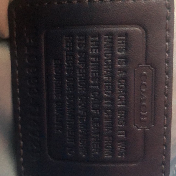 Coach Navy Purse - Picture 3 of 3